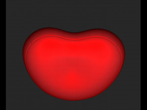 Htart style Bed 3D Model