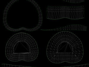 Htart style Bed 3D Model