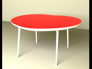 Chair Table 3D Model