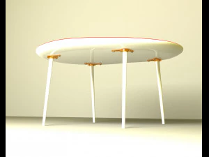 Chair Table 3D Model