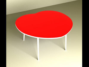 Chair Table 3D Model