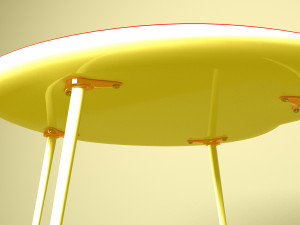 Chair Table 3D Model