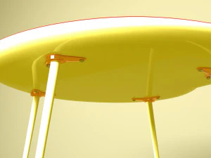 Chair Table 3D Model