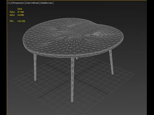 Chair Table 3D Model