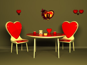 Heart Cafe Modèle 3D