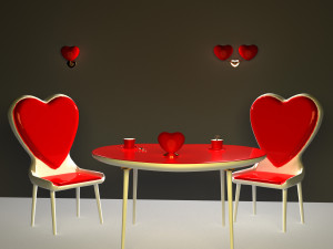 Heart Cafe Modèle 3D