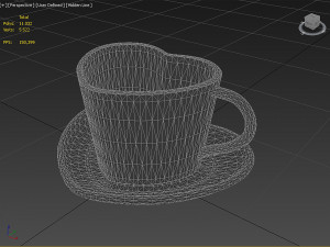 Heart Cafe Modèle 3D