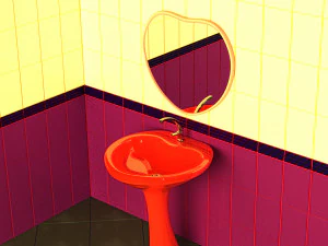 Bathroom washbasin 3D Model