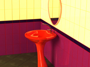 Bathroom washbasin 3Dモデル