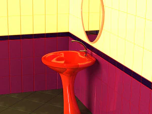 Bathroom washbasin 3D Model