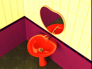Bathroom washbasin 3D Model