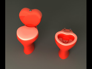 Toilet floor-standing 3D Model