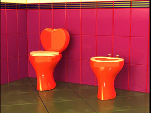 Toilet floor-standing 3D Model