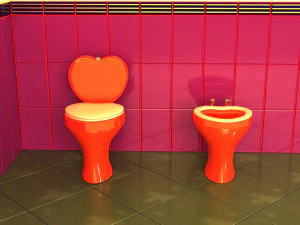 Toilet floor-standing 3D Model