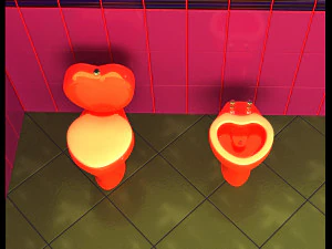 Toilet floor-standing 3D Model