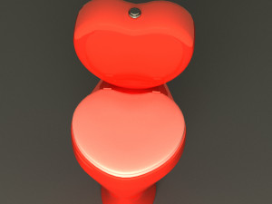 Toilet floor-standing Modello 3D
