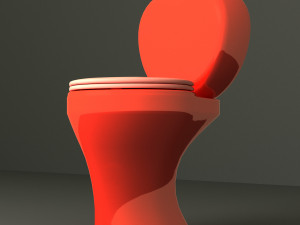 Toilet floor-standing Modello 3D