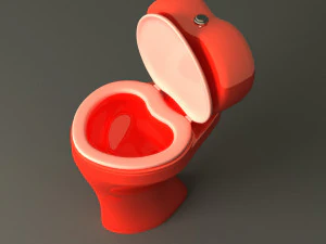 Toilet floor-standing 3D Model