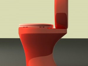 Toilet floor-standing Modello 3D