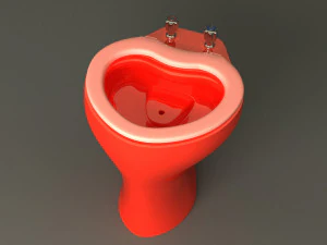 Toilet floor-standing 3D Model
