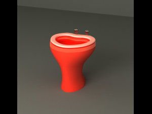 Toilet floor-standing Modello 3D