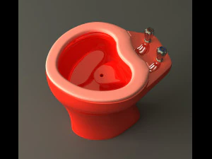 Toilet floor-standing 3D Model