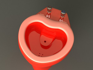 Toilet floor-standing Modello 3D