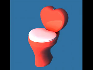 Toilet floor-standing 3D Model