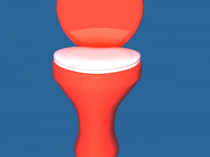 Toilet floor-standing 3D Model