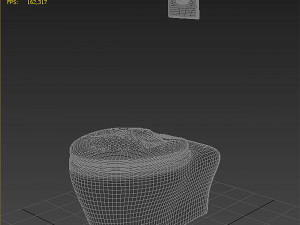 Wall-mounted toilet 3D 模型