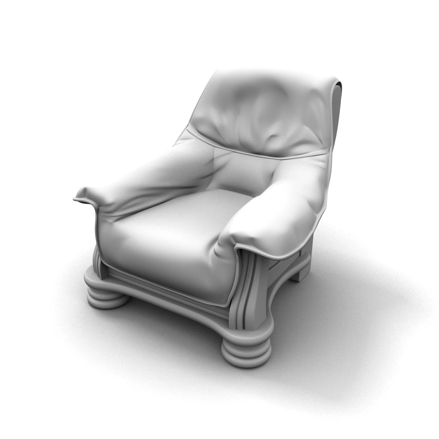 tarahan chair 3D Model .c4d .max .obj .3ds .fbx .stl .blend 