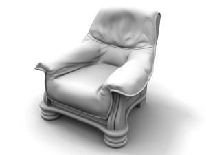tarahan chair 3D 모델
