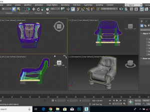 tarahan chair 3D Modell