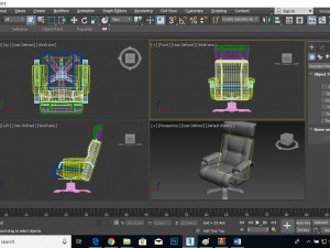 tarahan chair 3D Modell