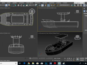 two tarahan ship models 3D Model