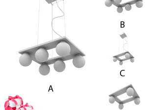 새로운 Tarahan 천장 조명 3D 모델