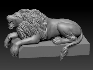 lion 3Dモデル