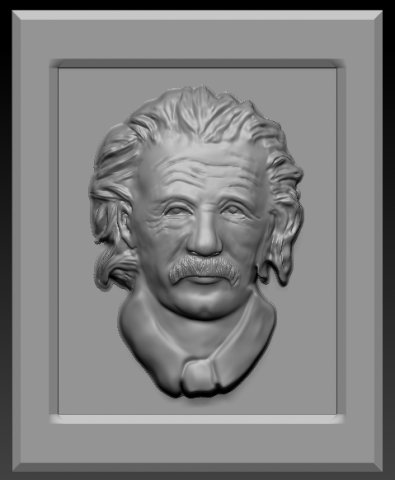 albert einstein 3Dモデル .c4d .max .obj .3ds .fbx .stl .blend 