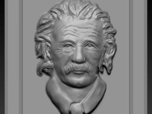 albert einstein 3D Model