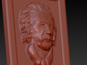 albert einstein 3Dモデル