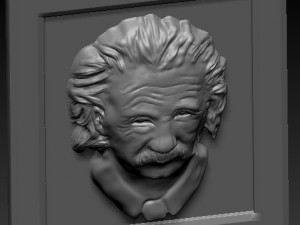 albert einstein 3Dモデル