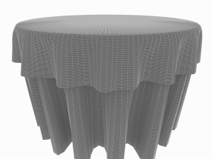 restaurant table banquet gold 3D Модель