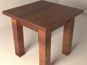 end table 3D 模型