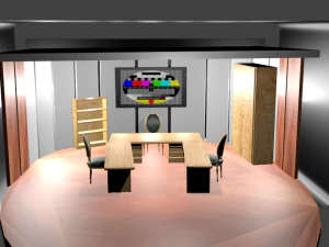 tv studio 3D Model