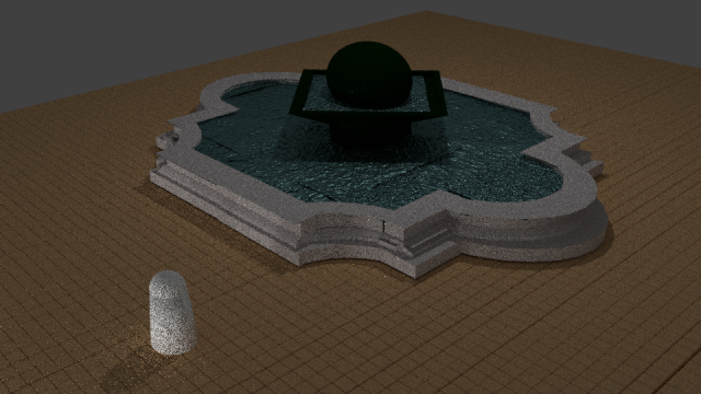 funtain 3D 模型 .c4d .max .obj .3ds .fbx .stl .blend 