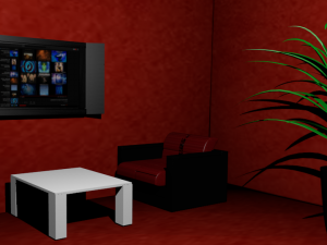 youtube waiting room Modello 3D