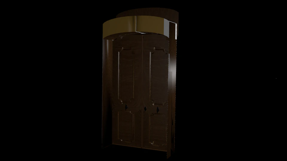door 3D Model .c4d .max .obj .3ds .fbx .stl .blend 