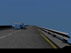 car on a road 3D Model