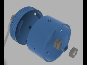 3d print bionic hand wrist Modelo de Impressão 3D