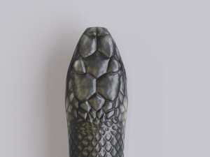 black mamba - animated 3D-Modell